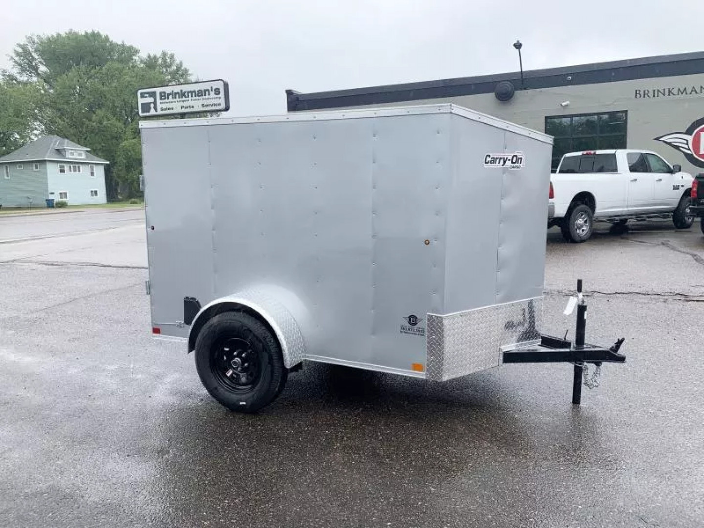 New Carry-On 5x8 Enclosed Trailer - Swing Door!