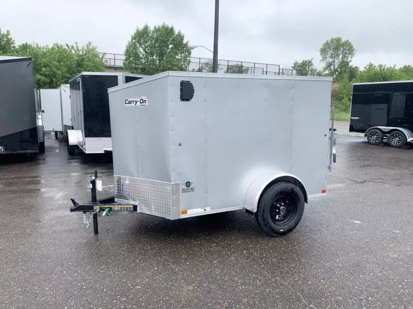New Carry-On 5x8 Enclosed Trailer - Swing Door!