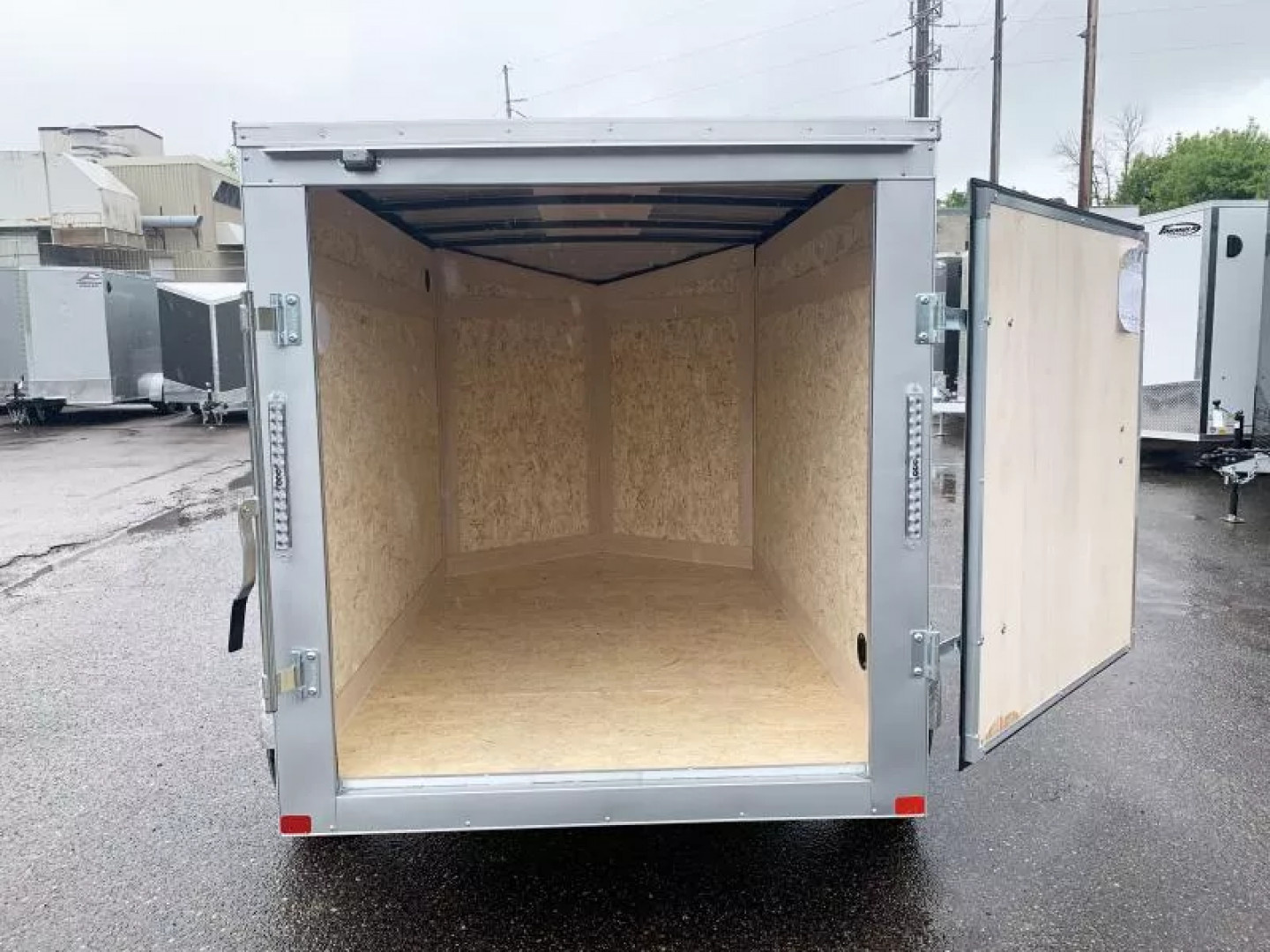 New Carry-On 5x8 Enclosed Trailer - Swing Door!
