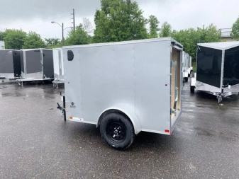New Carry-On 5x8 Enclosed Trailer - Swing Door!