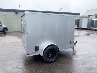 New Carry-On 5x8 Enclosed Trailer - Swing Door!