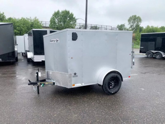 New Carry-On 5x8 Enclosed Trailer - Swing Door!