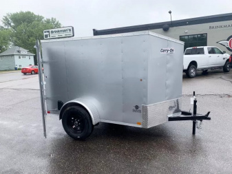 New Carry-On 5x8 Enclosed Trailer - Swing Door!