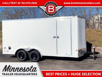 New American Hauler 7x16 Tandem Enclosed Cargo Trailer - Double Rear Doors