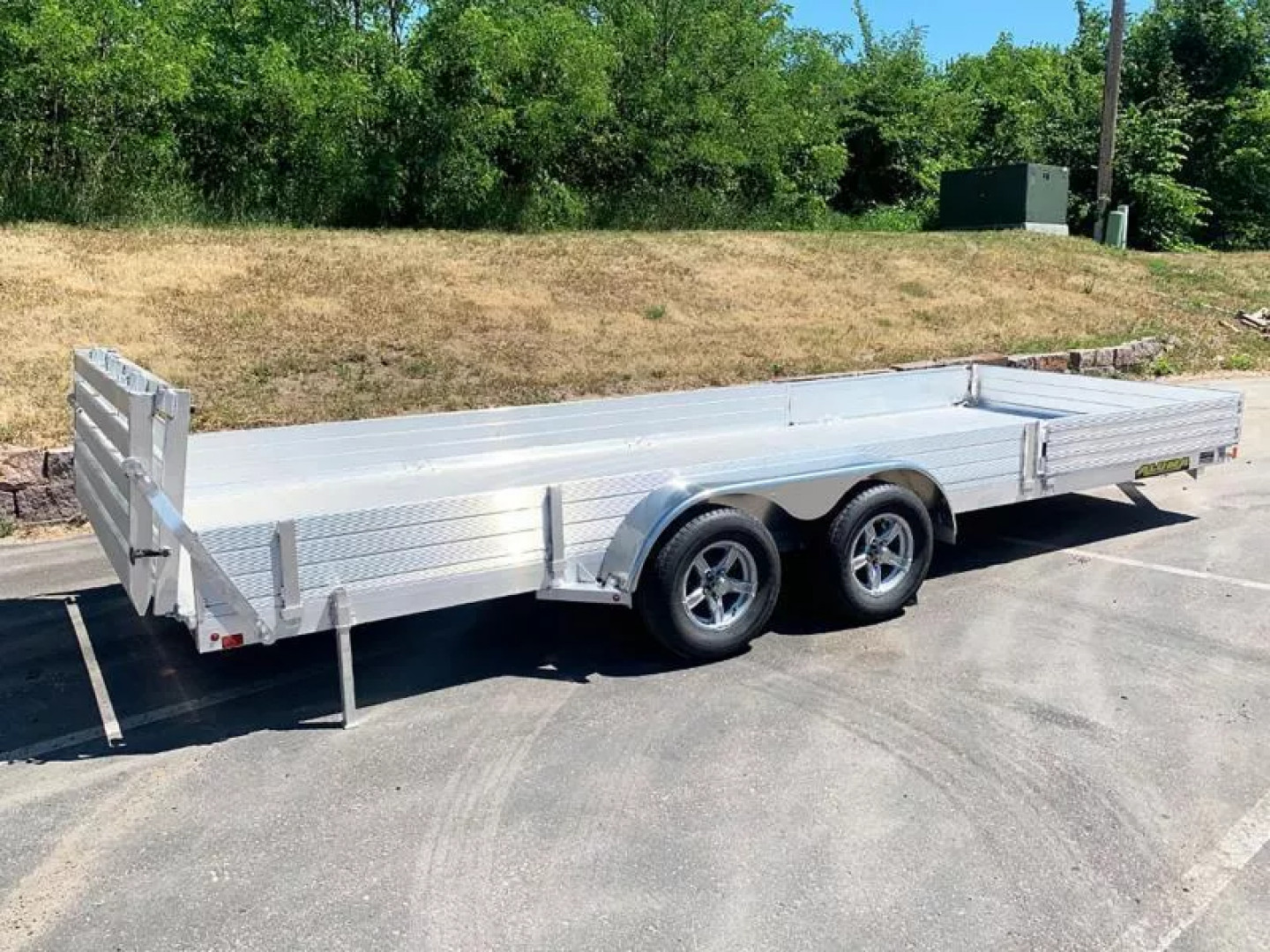 New Aluma 8120TA SR Aluminum Trailer - Side Loading Ramps -ATV/UTV!