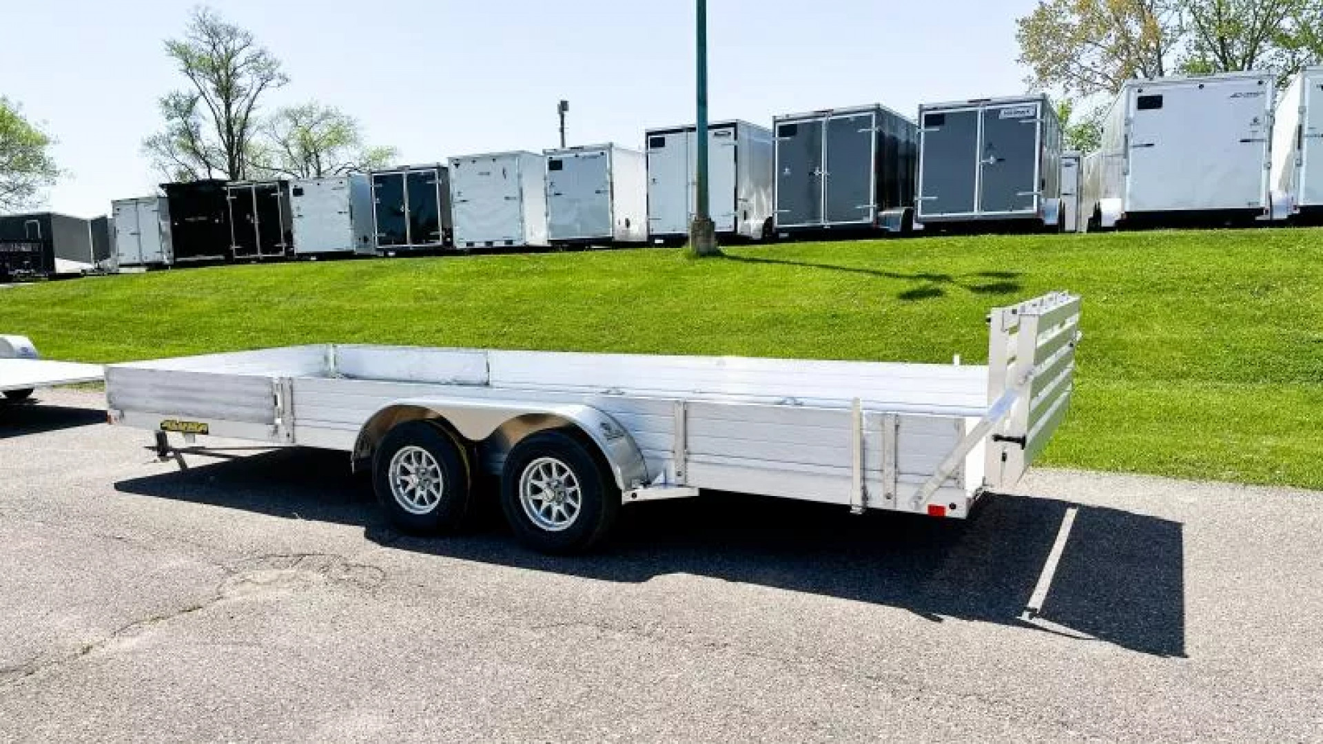 New Aluma 8120TA SR Aluminum Trailer - Side Loading Ramps -ATV/UTV!