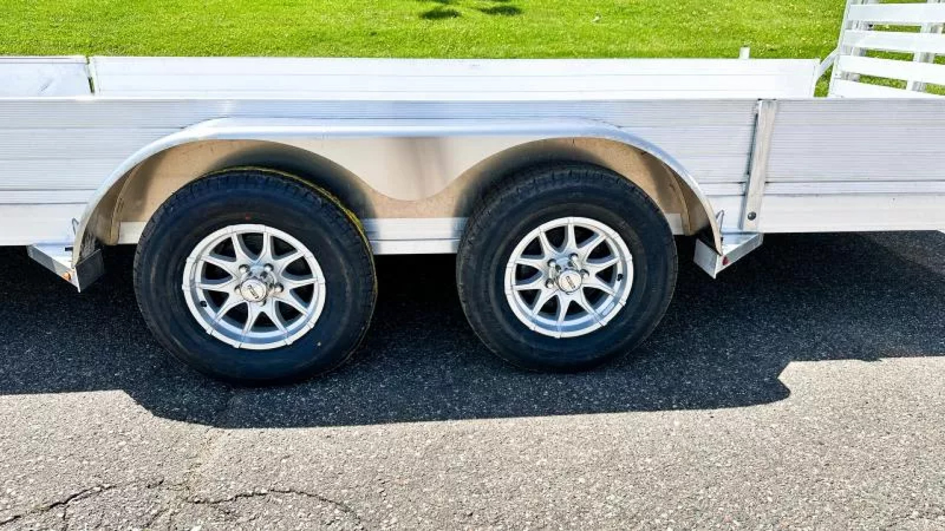 New Aluma 8120TA SR Aluminum Trailer - Side Loading Ramps -ATV/UTV!