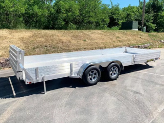 New Aluma 8120TA SR Aluminum Trailer - Side Loading Ramps -ATV/UTV!