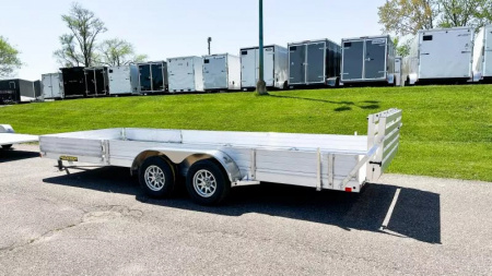 New Aluma 8120TA SR Aluminum Trailer - Side Loading Ramps -ATV/UTV!