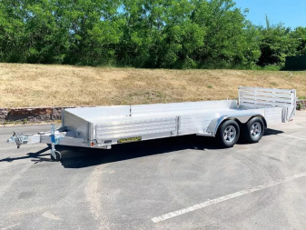 New Aluma 8120TA SR Aluminum Trailer - Side Loading Ramps -ATV/UTV!