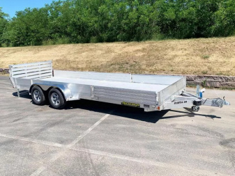 New Aluma 8120TA SR Aluminum Trailer - Side Loading Ramps -ATV/UTV!