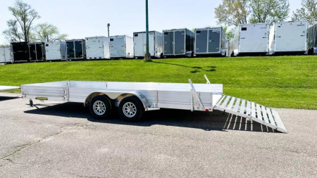 New Aluma 8120TA SR Aluminum Trailer - Side Loading Ramps -ATV/UTV!