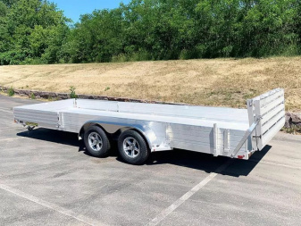 New Aluma 8120TA SR Aluminum Trailer - Side Loading Ramps -ATV/UTV!