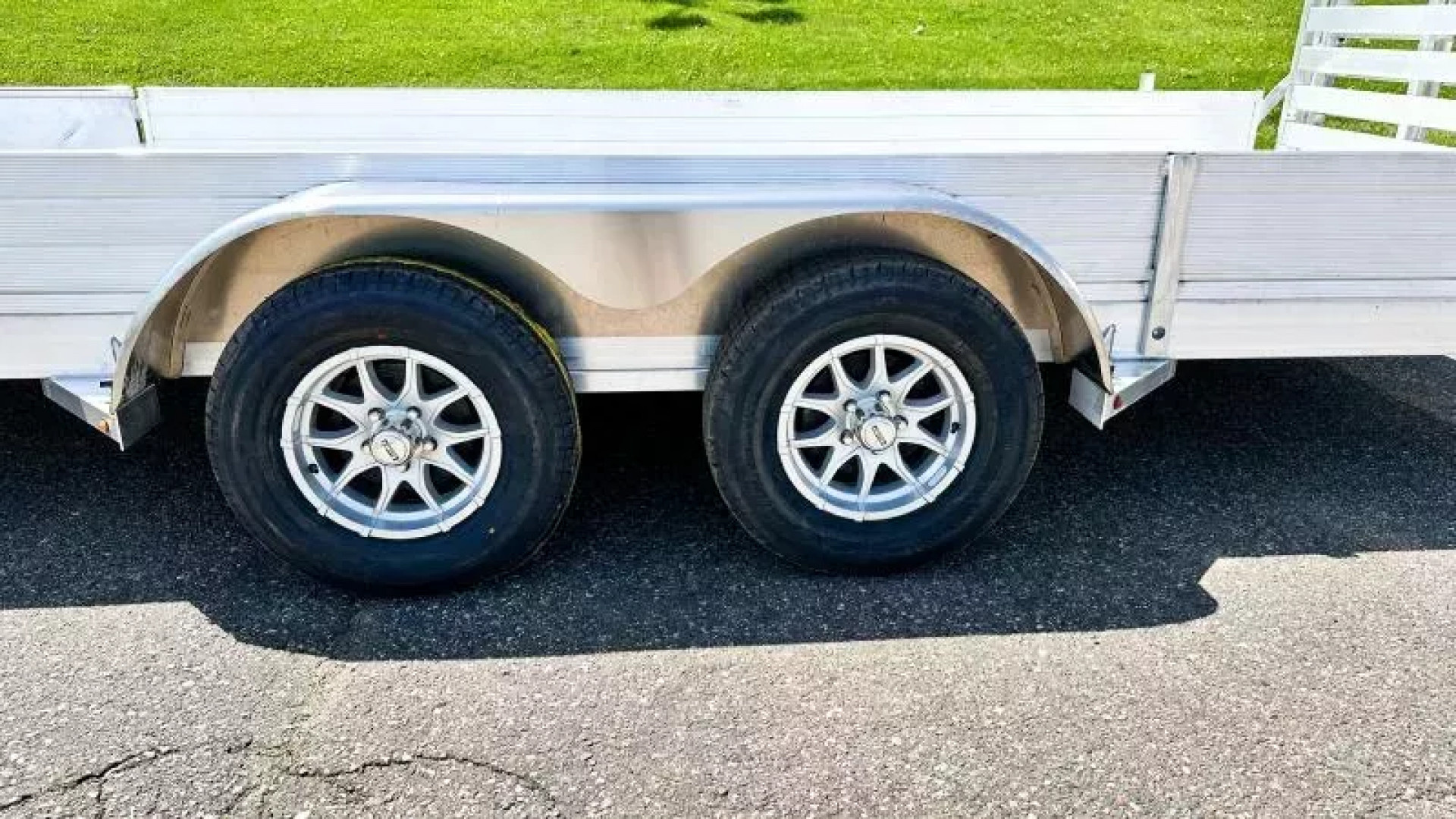 New Aluma 8120TA SR Aluminum Trailer - Side Loading Ramps -ATV/UTV! for ...