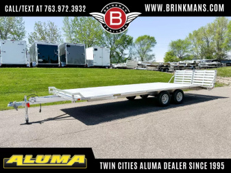 New Aluma 1024 Aluminum Cargo Trailer -Bi-fold Ramp!