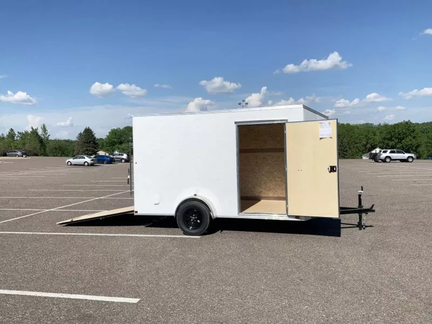 New Carry-On 6x12 Enclosed Trailer - Rear Ramp