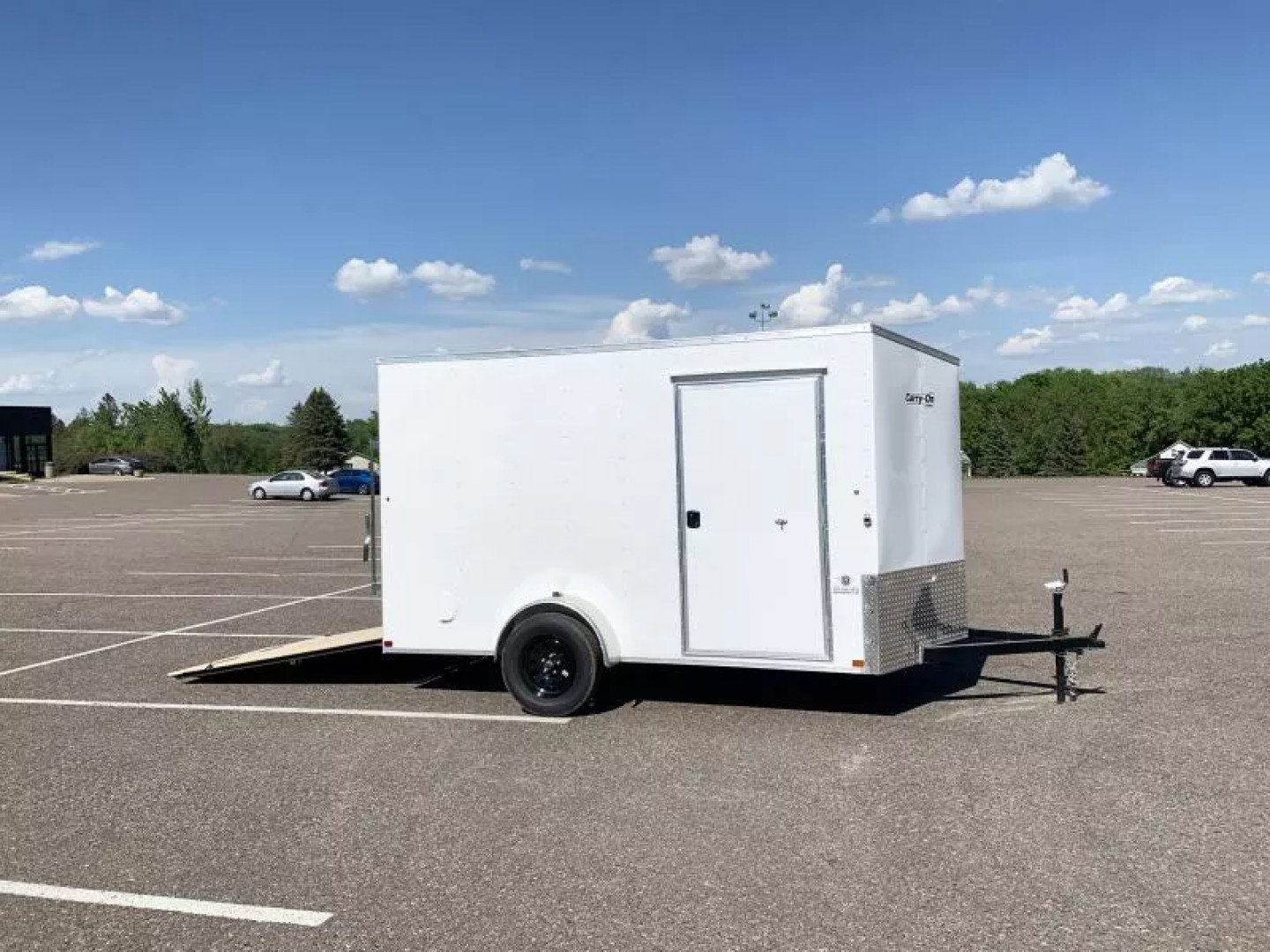 New Carry-On 6x12 Enclosed Trailer - Rear Ramp