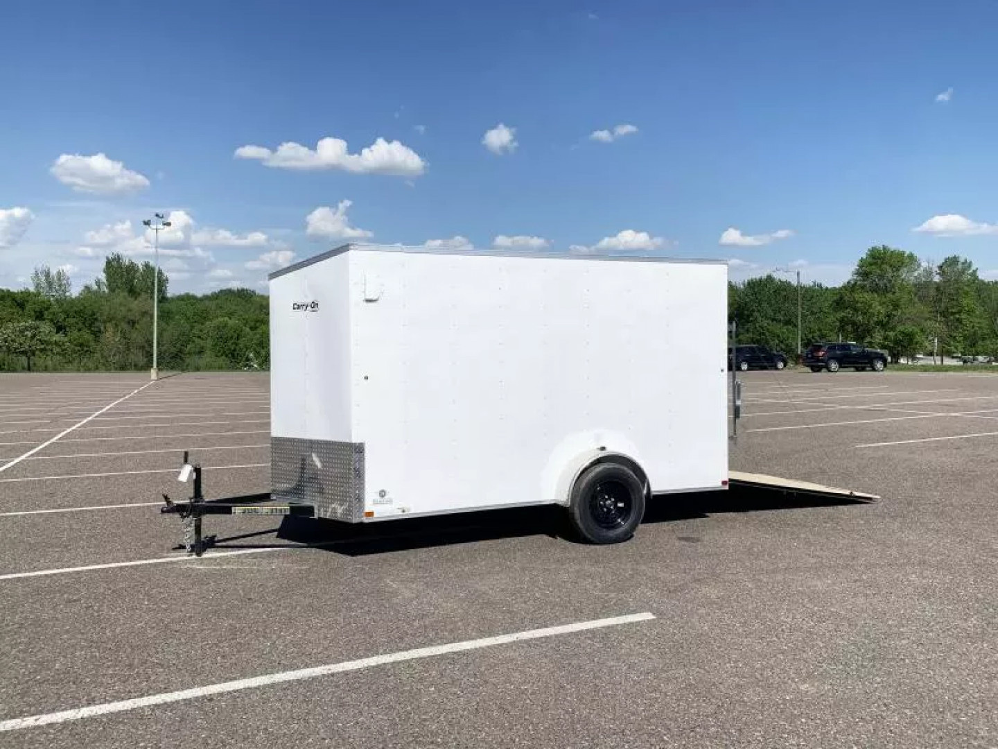 New Carry-On 6x12 Enclosed Trailer - Rear Ramp