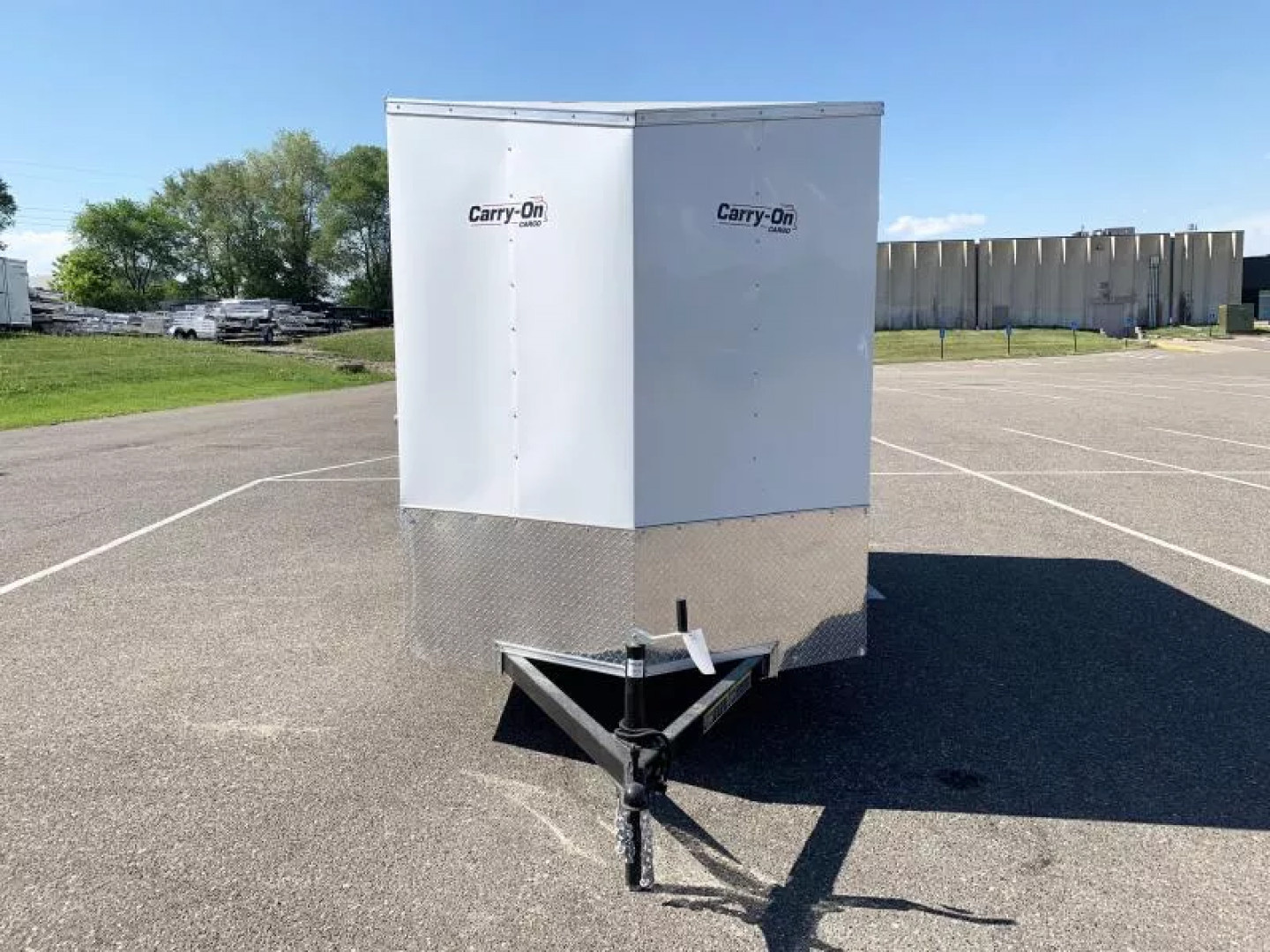 New Carry-On 6x12 Enclosed Trailer - Rear Ramp