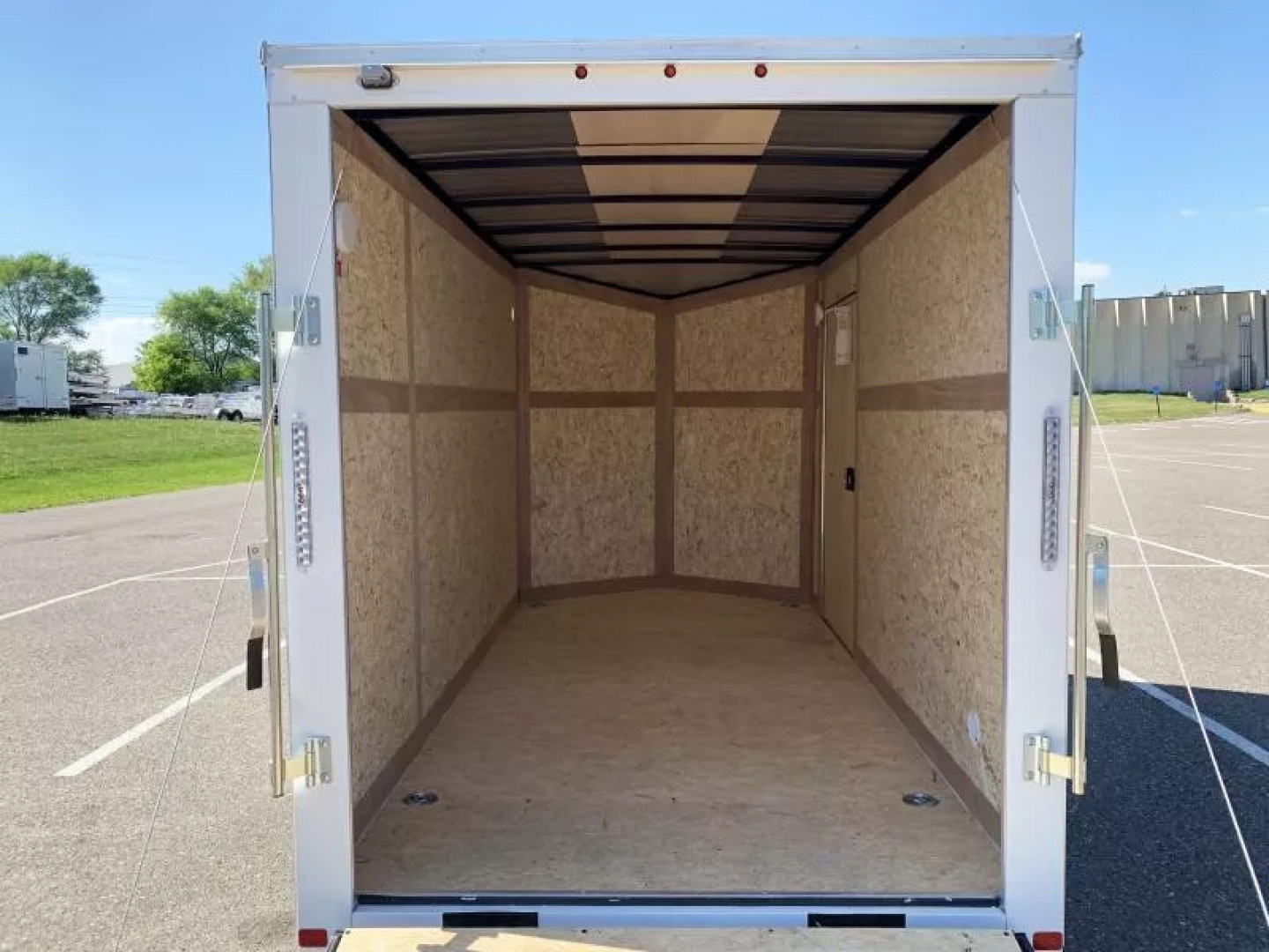 New Carry-On 6x12 Enclosed Trailer - Rear Ramp
