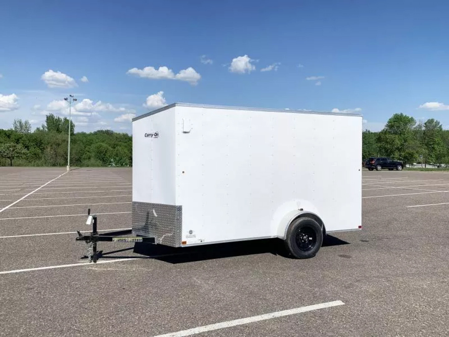 New Carry-On 6x12 Enclosed Trailer - Rear Ramp