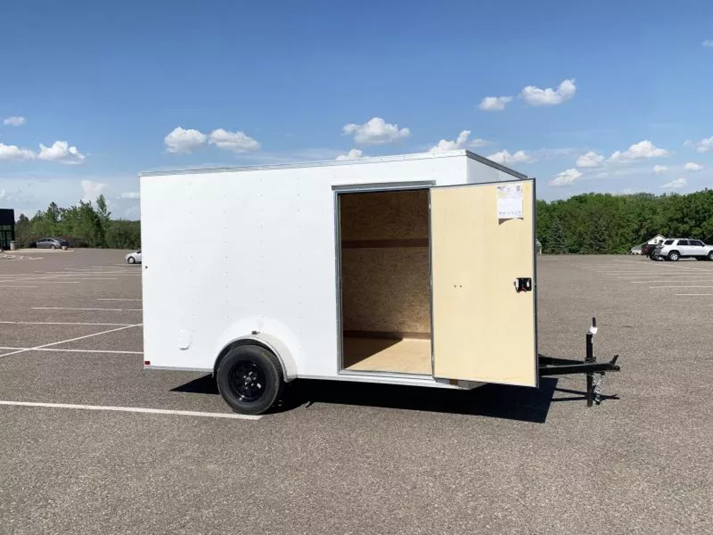 New Carry-On 6x12 Enclosed Trailer - Rear Ramp