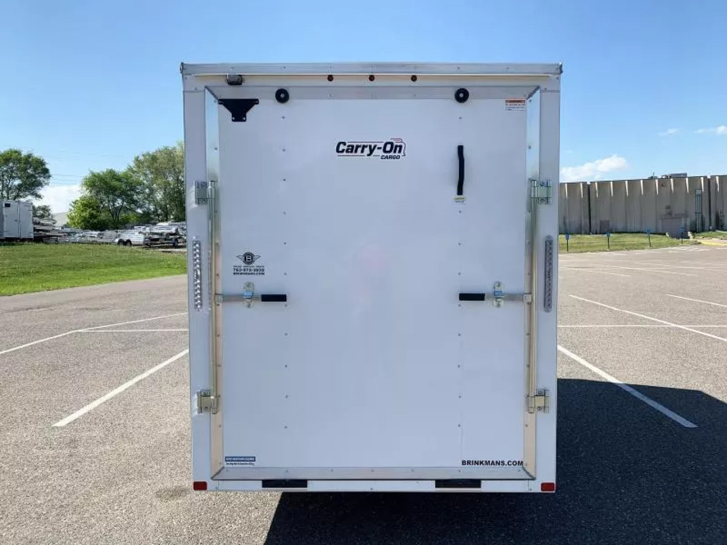 New Carry-On 6x12 Enclosed Trailer - Rear Ramp