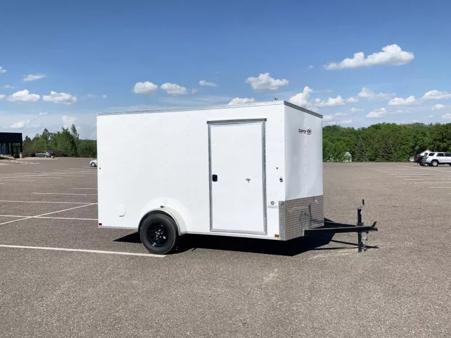 New Carry-On 6x12 Enclosed Trailer - Rear Ramp