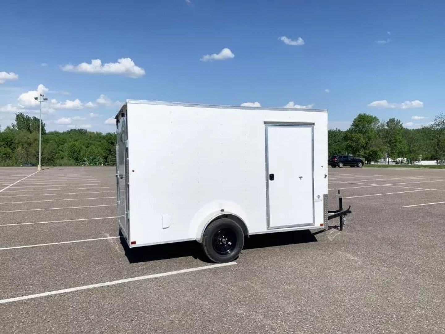 New Carry-On 6x12 Enclosed Trailer - Rear Ramp