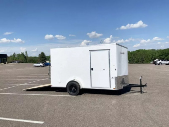 New Carry-On 6x12 Enclosed Trailer - Rear Ramp