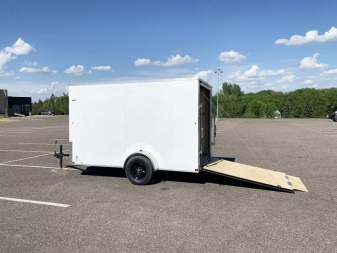 New Carry-On 6x12 Enclosed Trailer - Rear Ramp