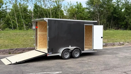 New Continental Cargo 7x14 Enclosed Trailer -Ramp Door
