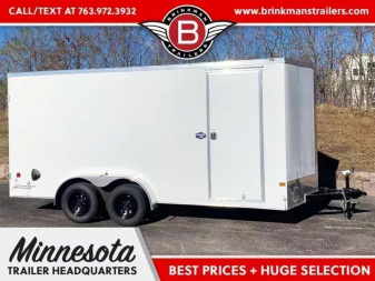 New American Hauler 7x16 Tandem Enclosed Cargo Trailer - Double Rear Doors