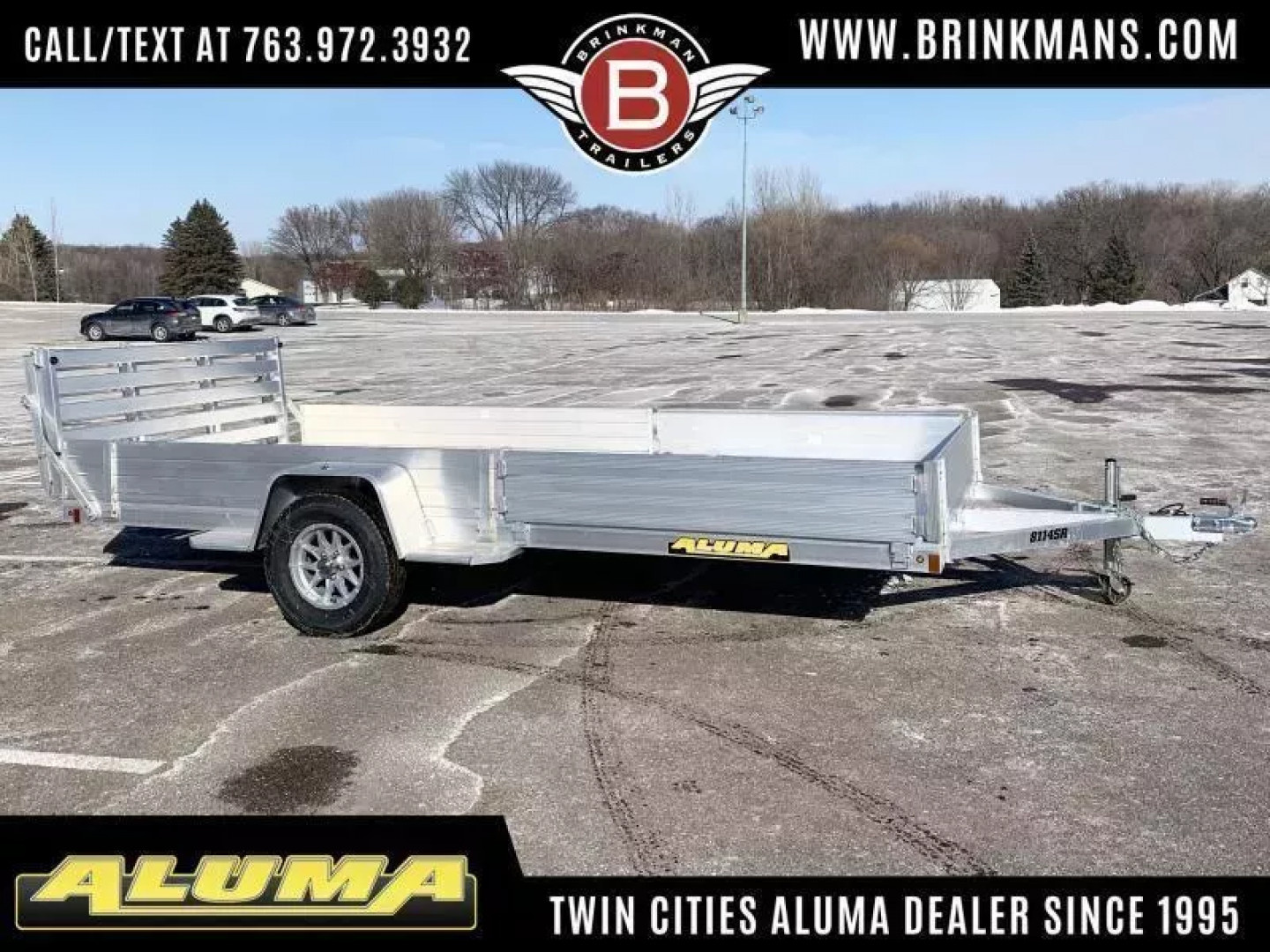 New Aluma 8114SR Aluminum ATV Trailer - Side Ramps for sale in Delano, MN