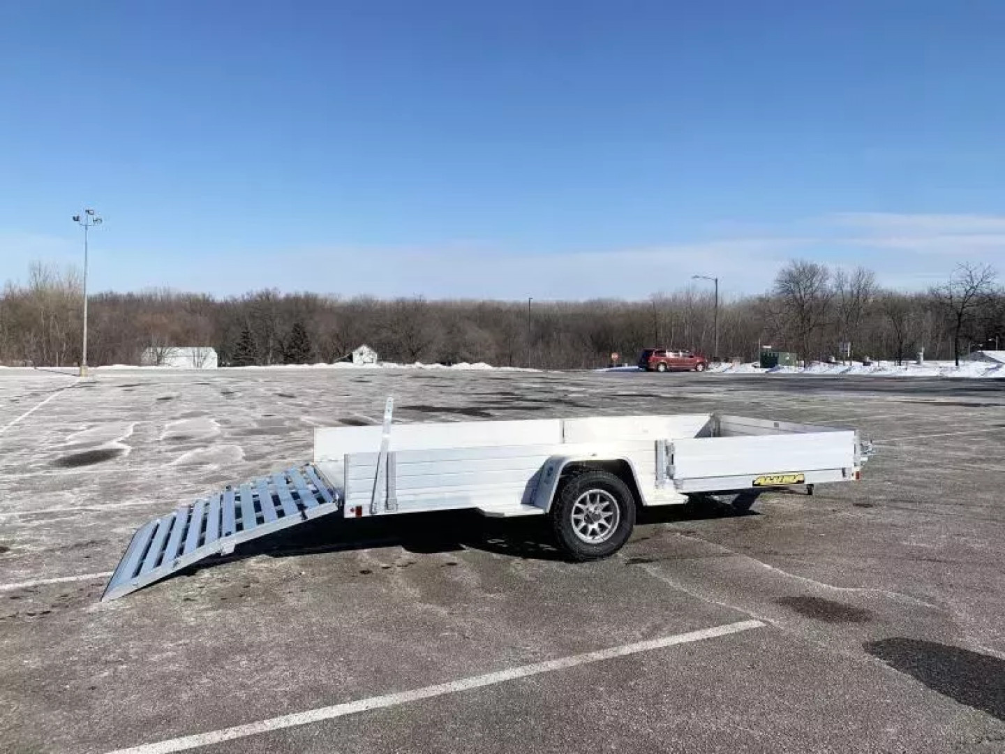 New Aluma 8114SR Aluminum ATV Trailer - Side Ramps for sale in Delano, MN