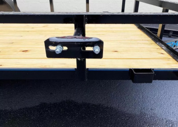 New Top Quality Top Hat 77x12 Open Utility Trailer - Rear Ramp!