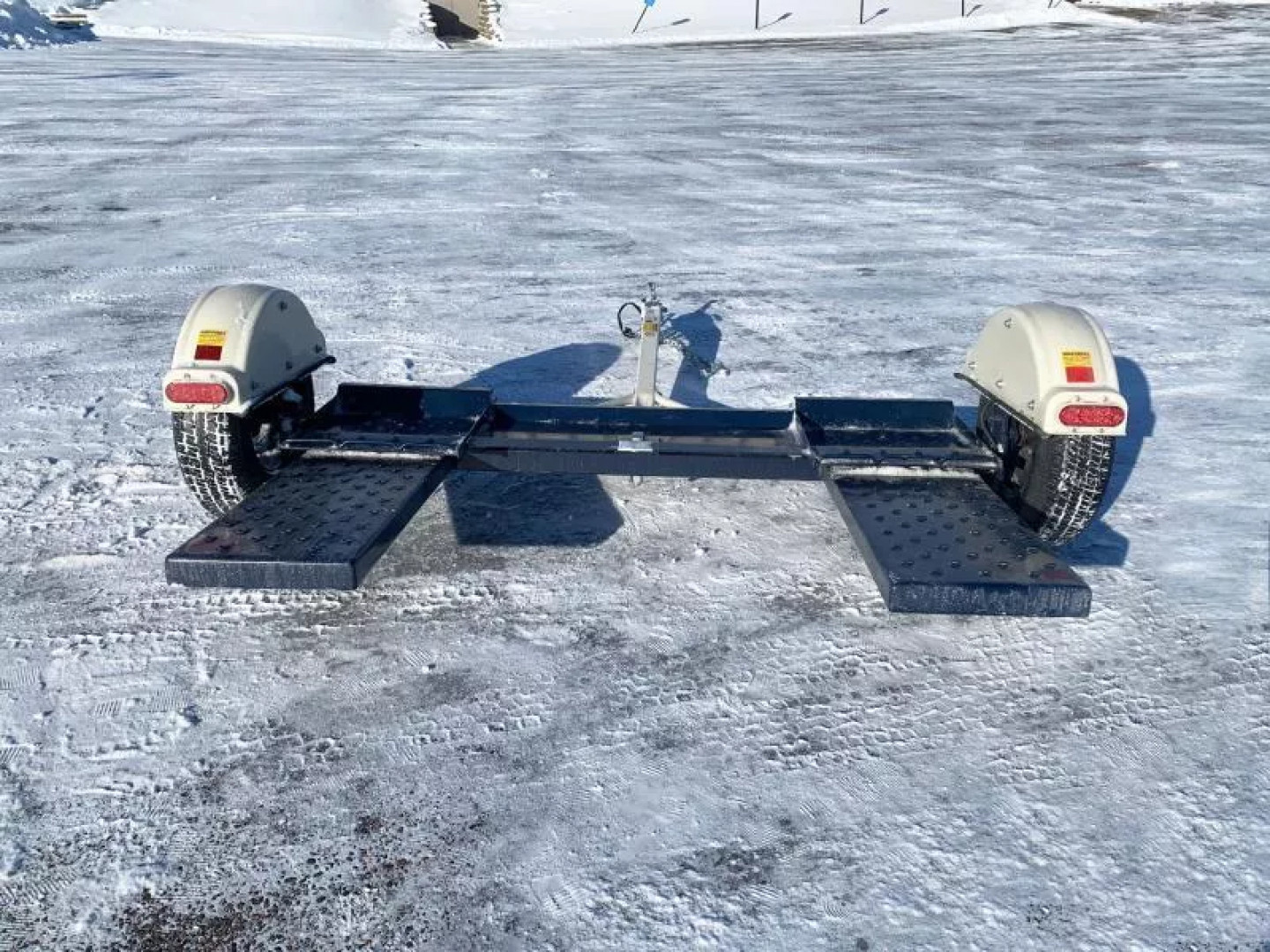 New Master Tow 83" Wide Tilt Bed Tow Dolly - Wheel Straps and Ratcheting Buckles Included!