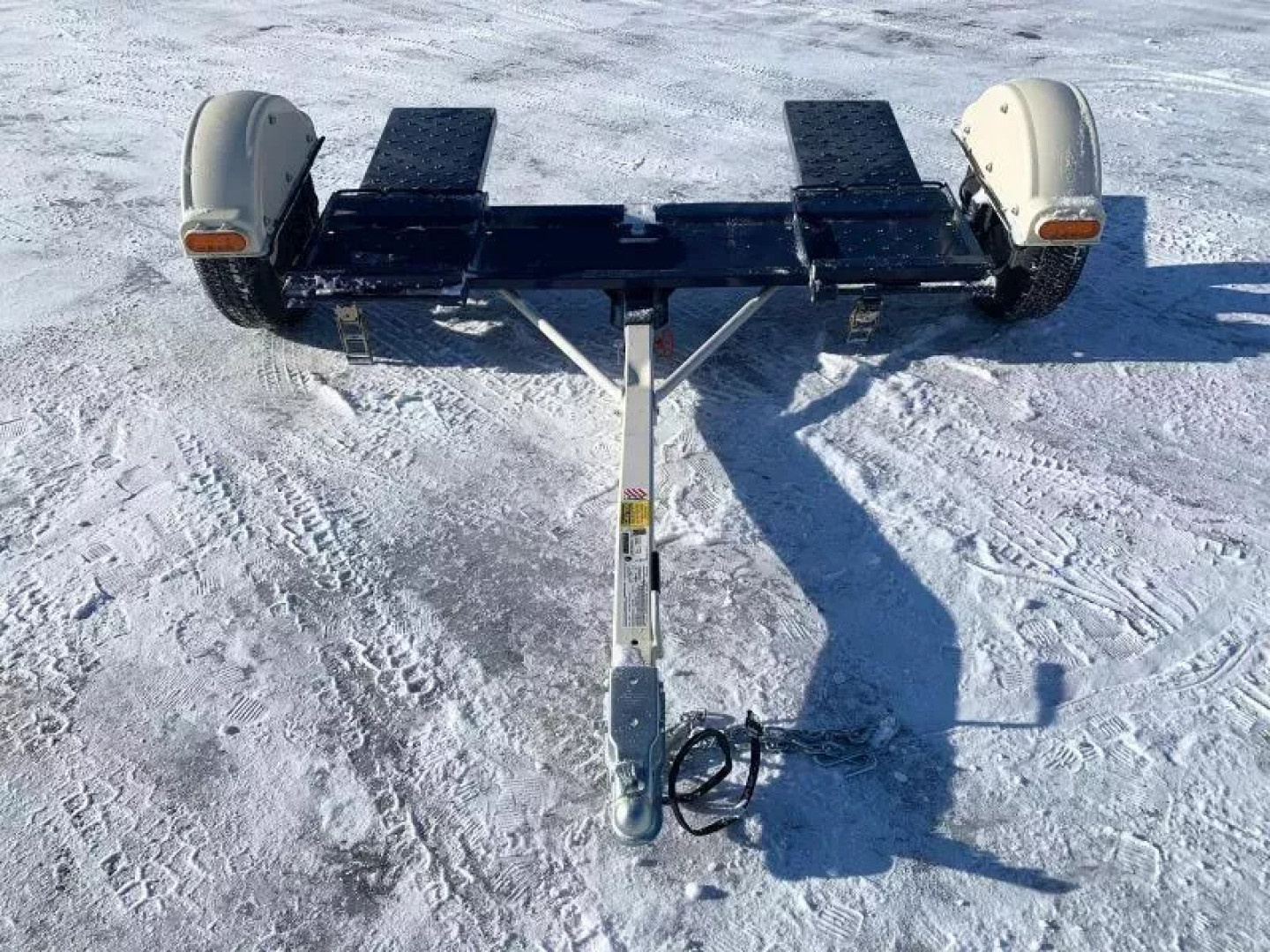 New Master Tow 83" Wide Tilt Bed Tow Dolly - Wheel Straps and Ratcheting Buckles Included!