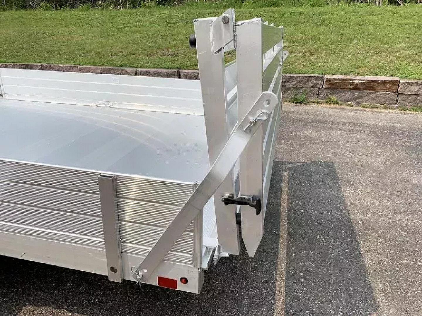 New Aluma 8115SR Aluminum ATV Trailer - Side Ramps