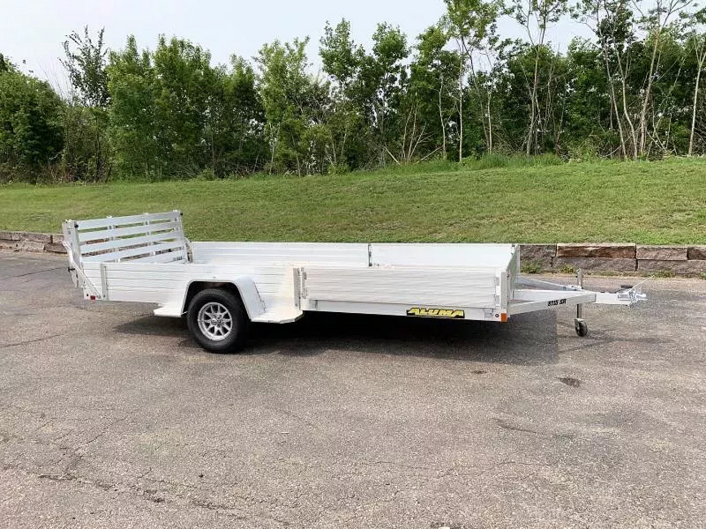 New Aluma 8115SR Aluminum ATV Trailer - Side Ramps