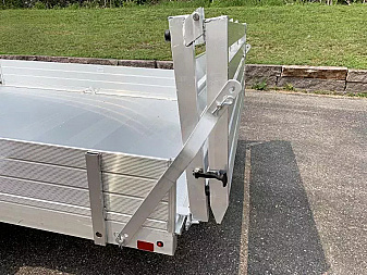 New Aluma 8115SR Aluminum ATV Trailer - Side Ramps