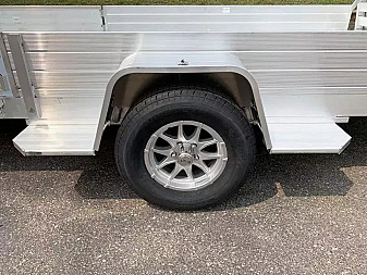 New Aluma 8115SR Aluminum ATV Trailer - Side Ramps