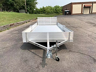 New Aluma 8115SR Aluminum ATV Trailer - Side Ramps
