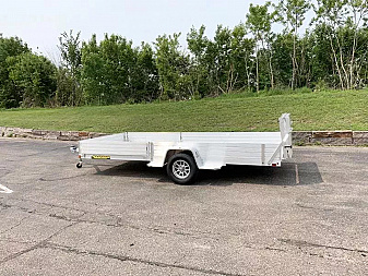 New Aluma 8115SR Aluminum ATV Trailer - Side Ramps