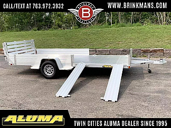 New Aluma 8115SR Aluminum ATV Trailer - Side Ramps