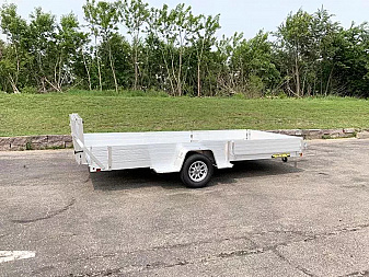New Aluma 8115SR Aluminum ATV Trailer - Side Ramps