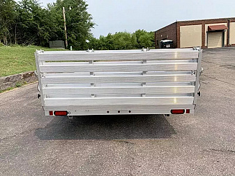 New Aluma 8115SR Aluminum ATV Trailer - Side Ramps