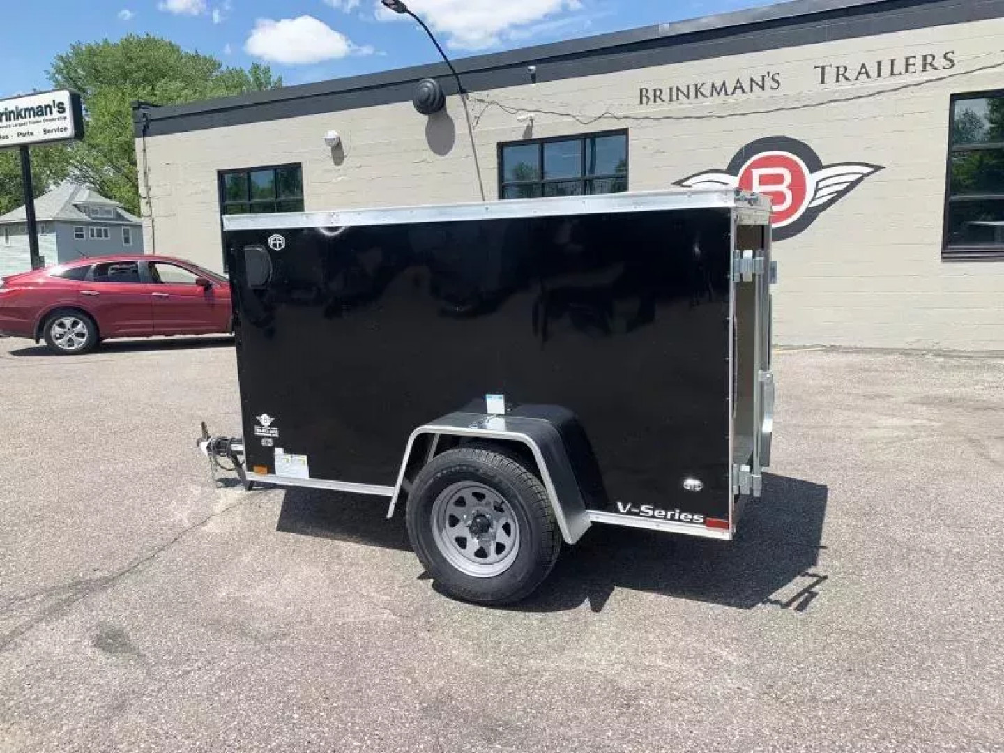 New Continental Cargo 4x8 Enclosed Trailer -Swing Door