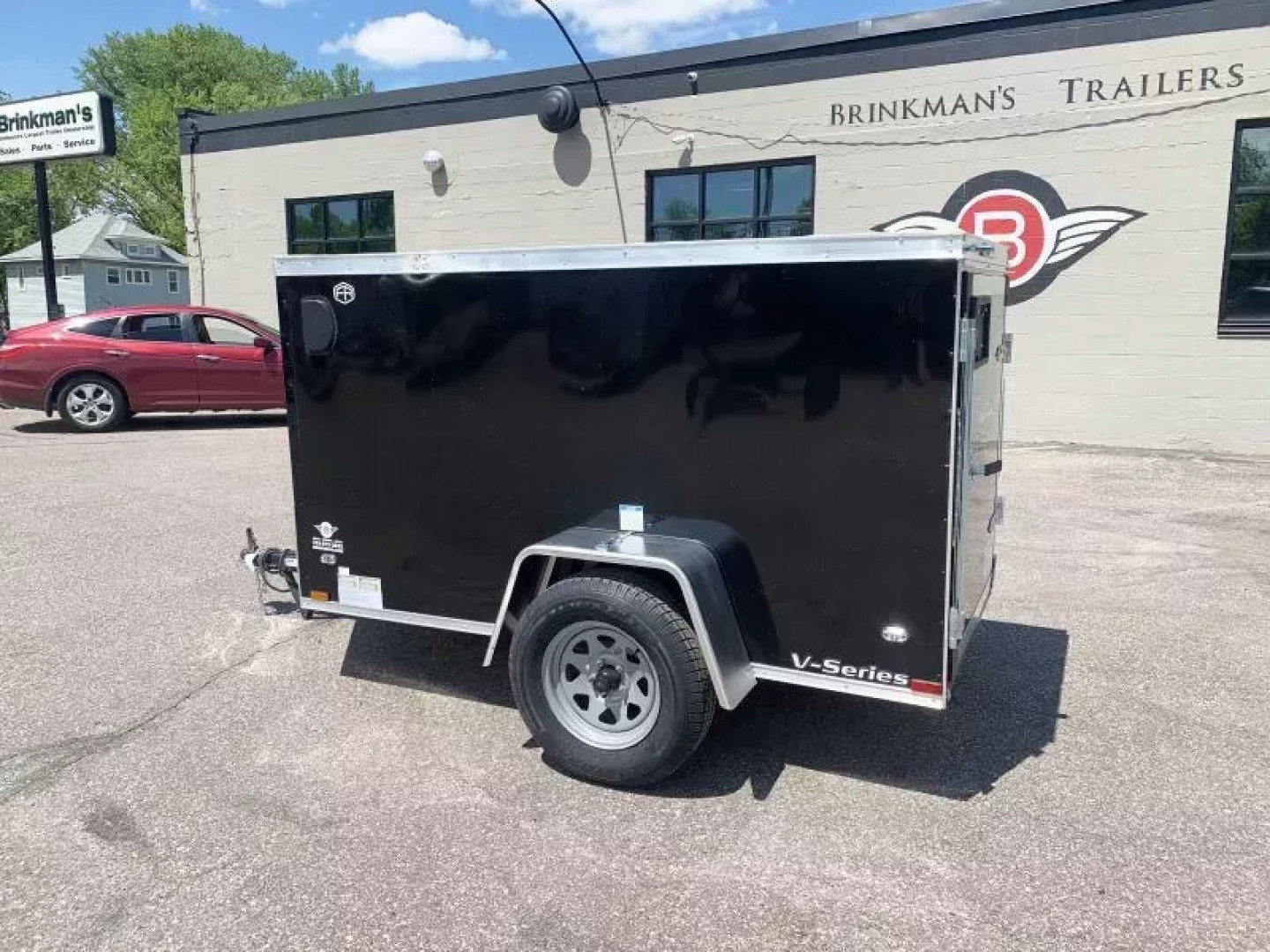New Continental Cargo 4x8 Enclosed Trailer -Swing Door