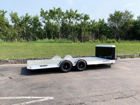 New Aluma 8220H-XL Aluminum Car Hauler Trailer -Tuck Under Ramps